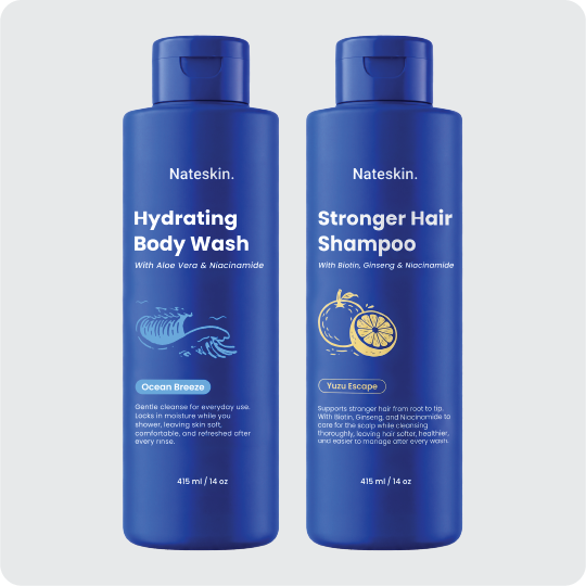 Nateskin Hydrating Body Wash & Stronger Hair Shampoo