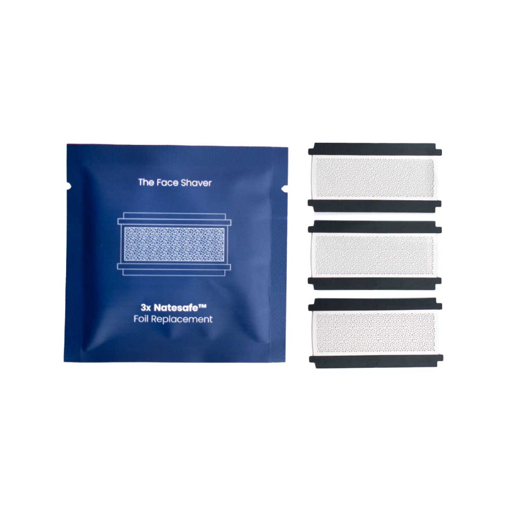 Natesafeβ’ Replacement Foil for Face Shaver 1.0 (Pack of 3)